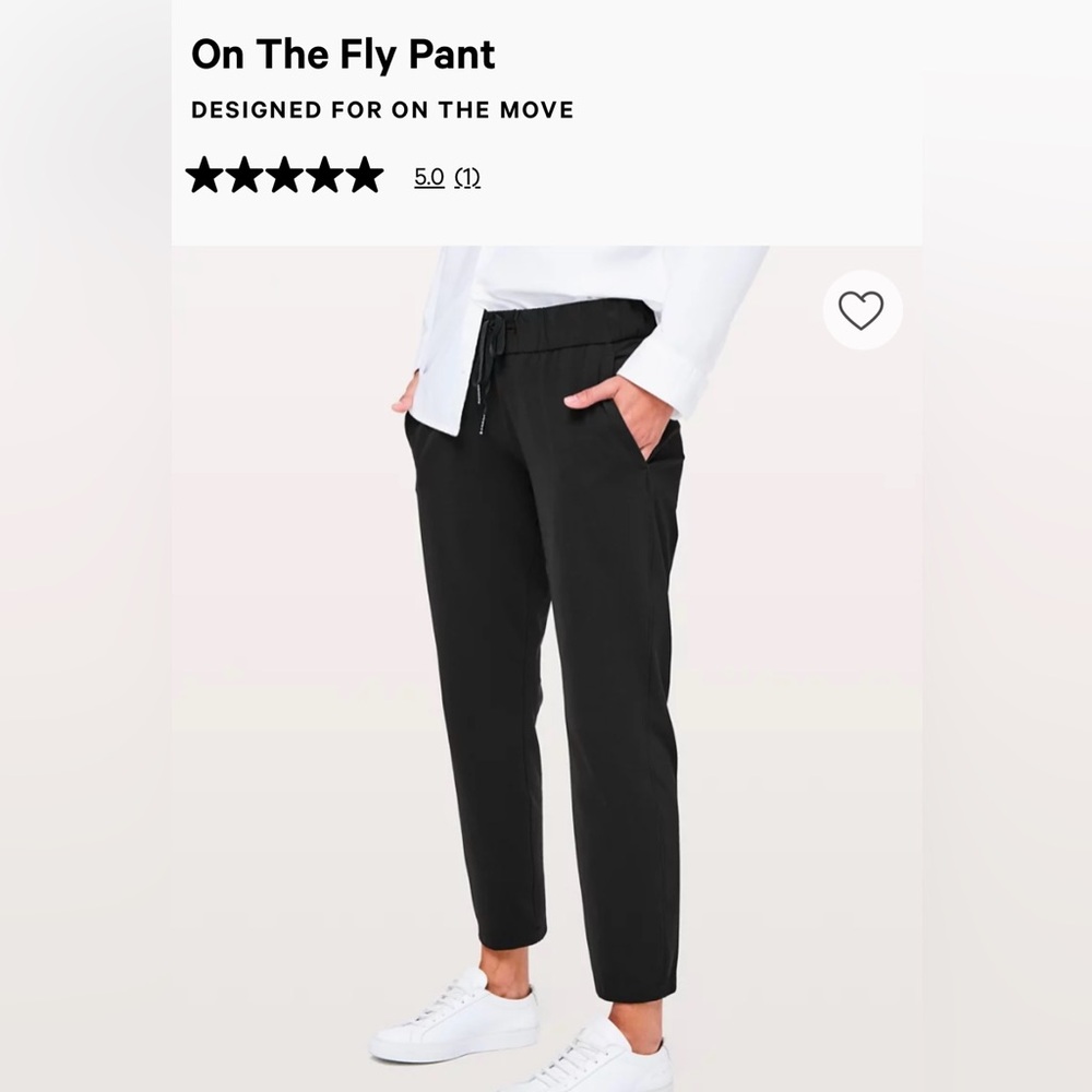 Lululemon On The Fly 7/8 pants
